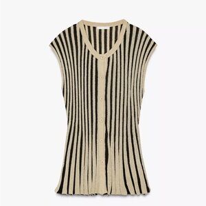 Zara Stripe Knit Top